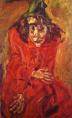 Chaim Soutine - The Mad Woman-La folle. c. 1919. Oil on canvas.